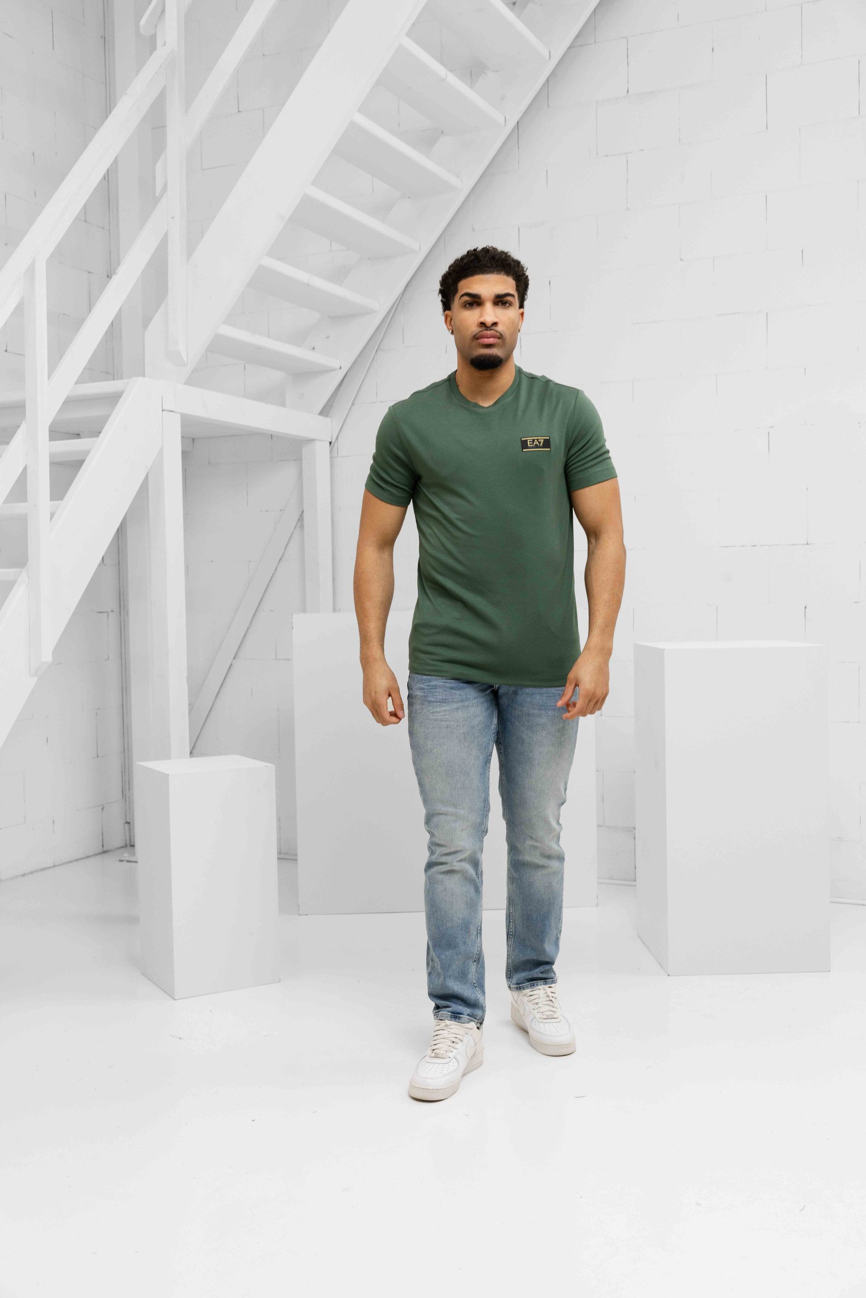 EA7 Emporio Armani 7M001331 T-Shirt Heren Groen