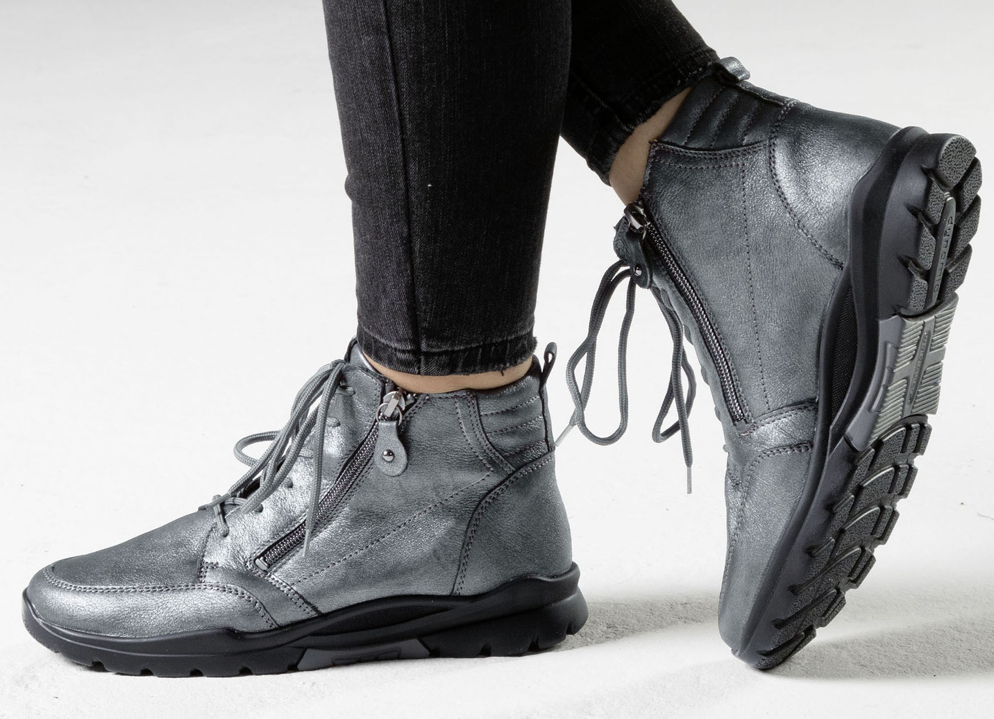 Waldläufer Schnür-Stiefelette mit Abrollfunktion