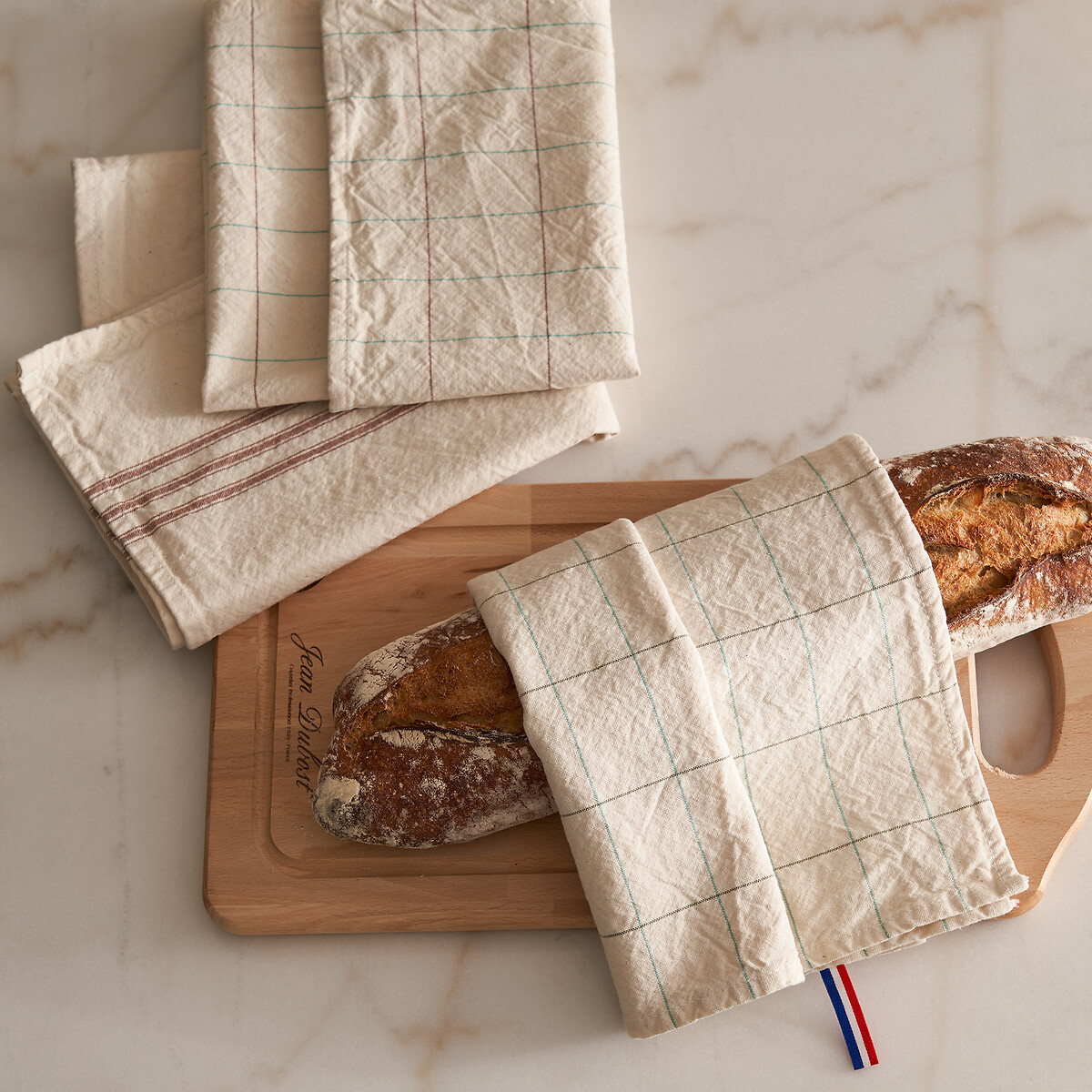 LA REDOUTE INTERIEURS<br>Conjunto de 3 panos de cozinha em algodão, Constantin