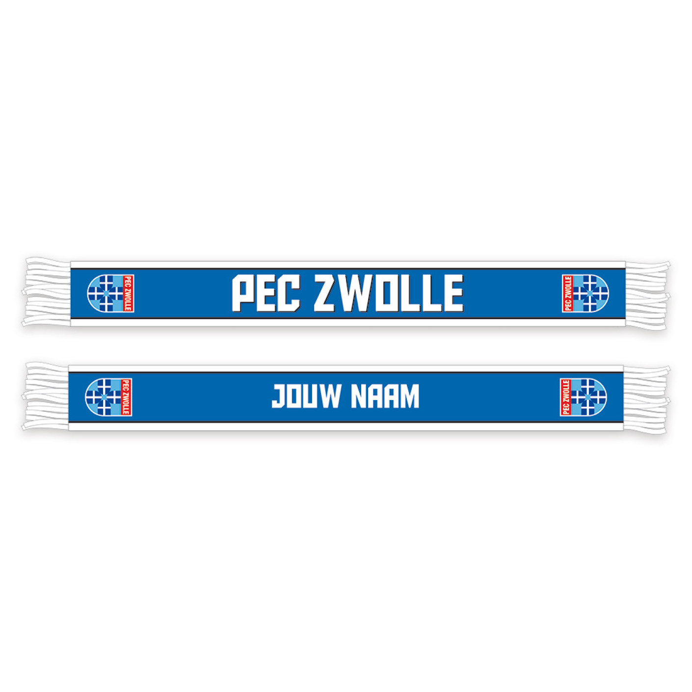 PEC Zwolle Sjaal Thuisshirt 24-25 Gepersonaliseerd