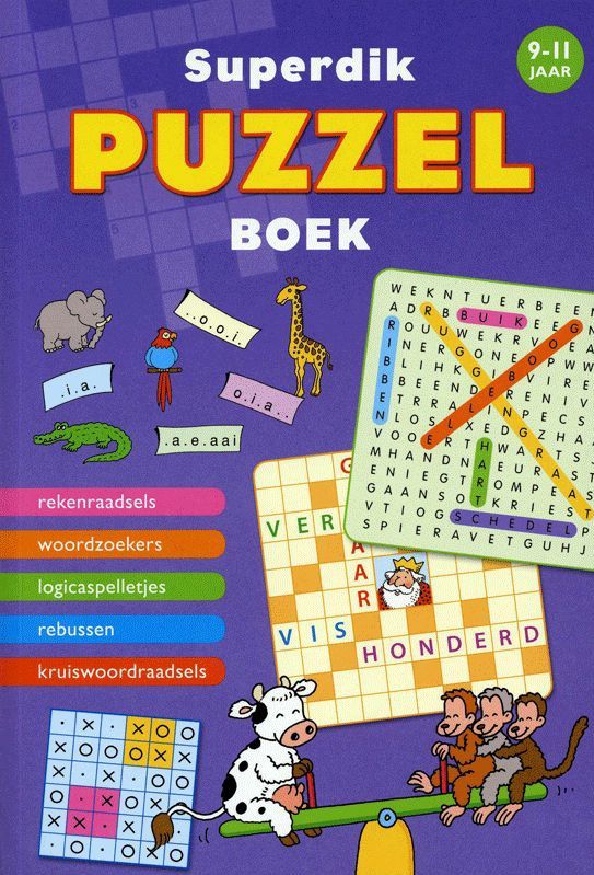 Superdik Puzzelboek 9 tot 11 Jaar
