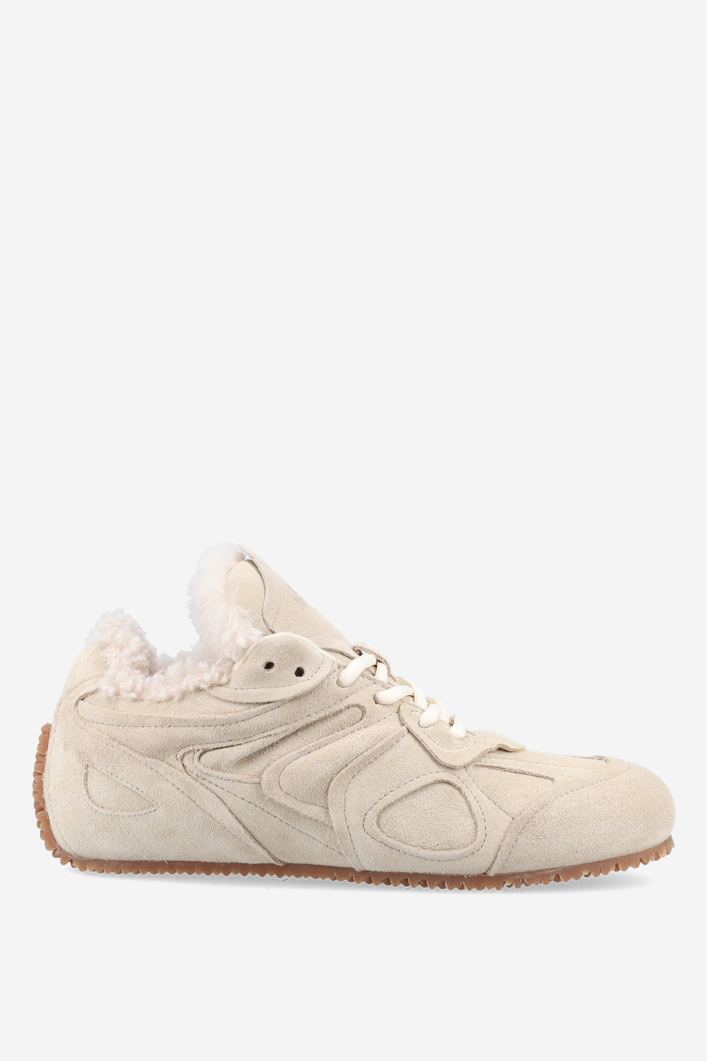 Slow shearling runner sneakers