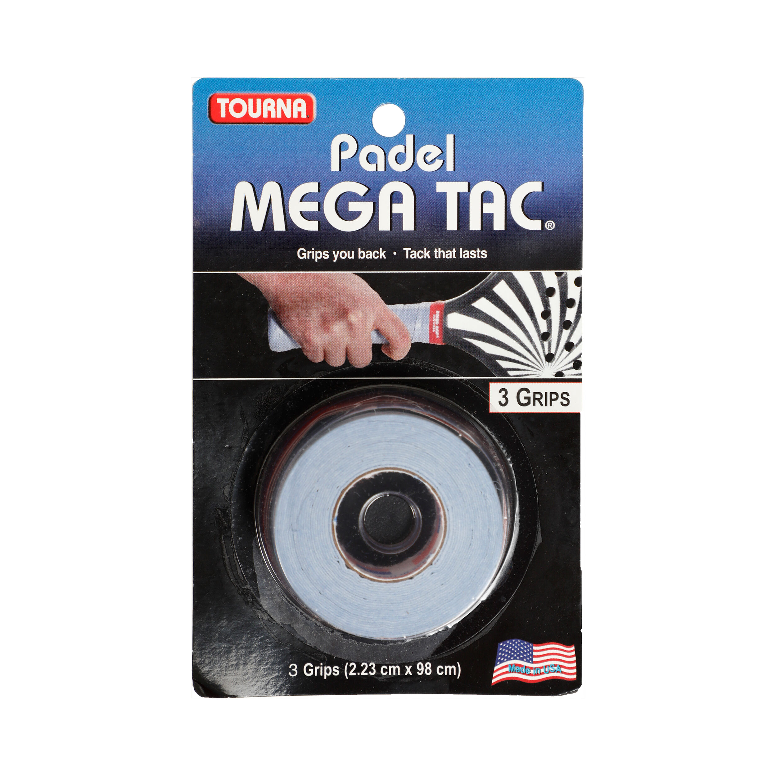 Tourna Padel Mega Tac Pack De 3 - Bleu