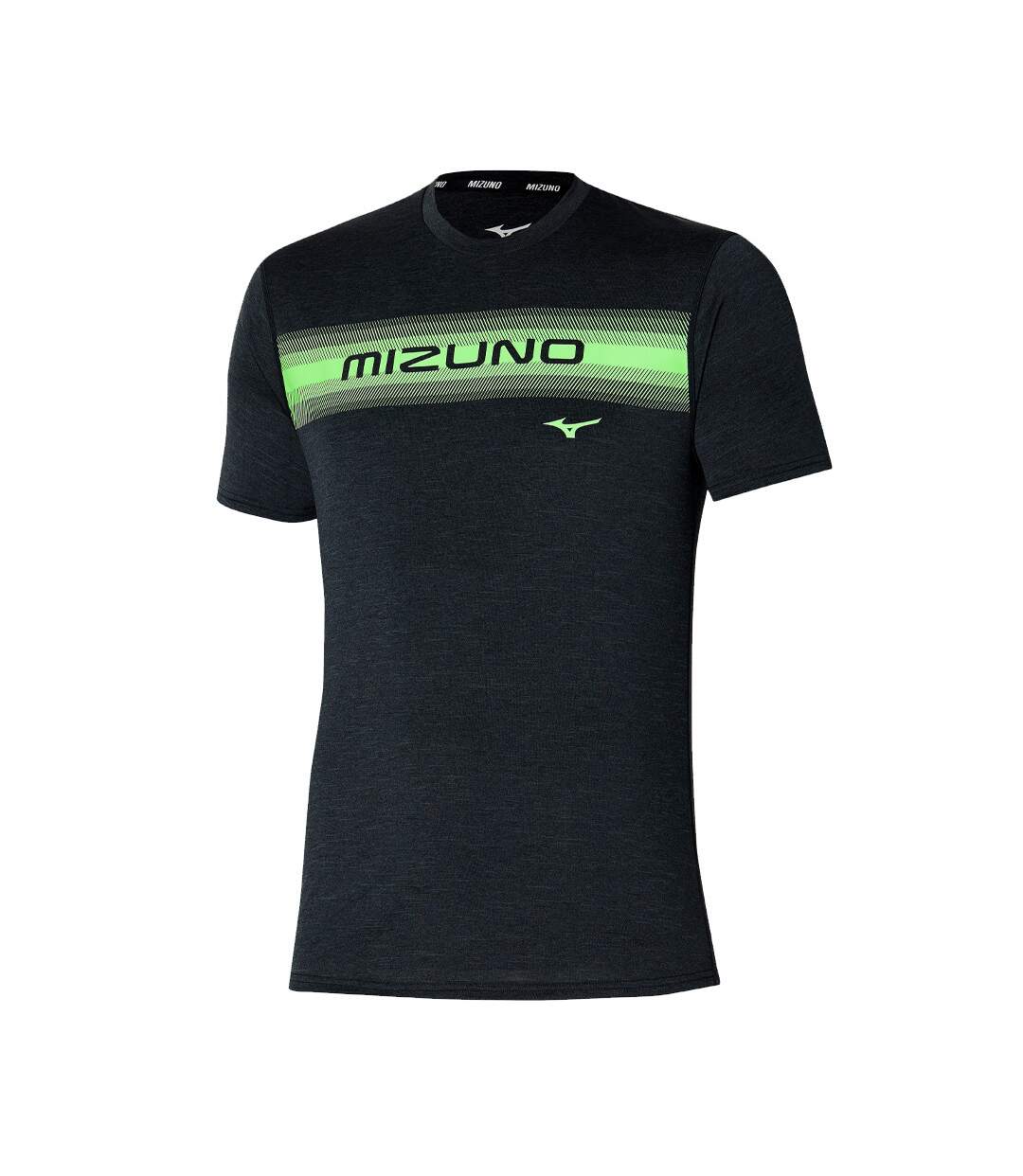 T-shirt Noir Homme Mizuno Core