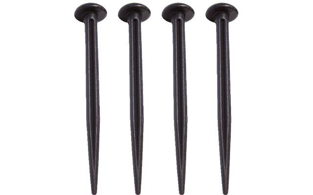 Bent Kunststoff Rundkopfheringe 130 mm 4 Stück