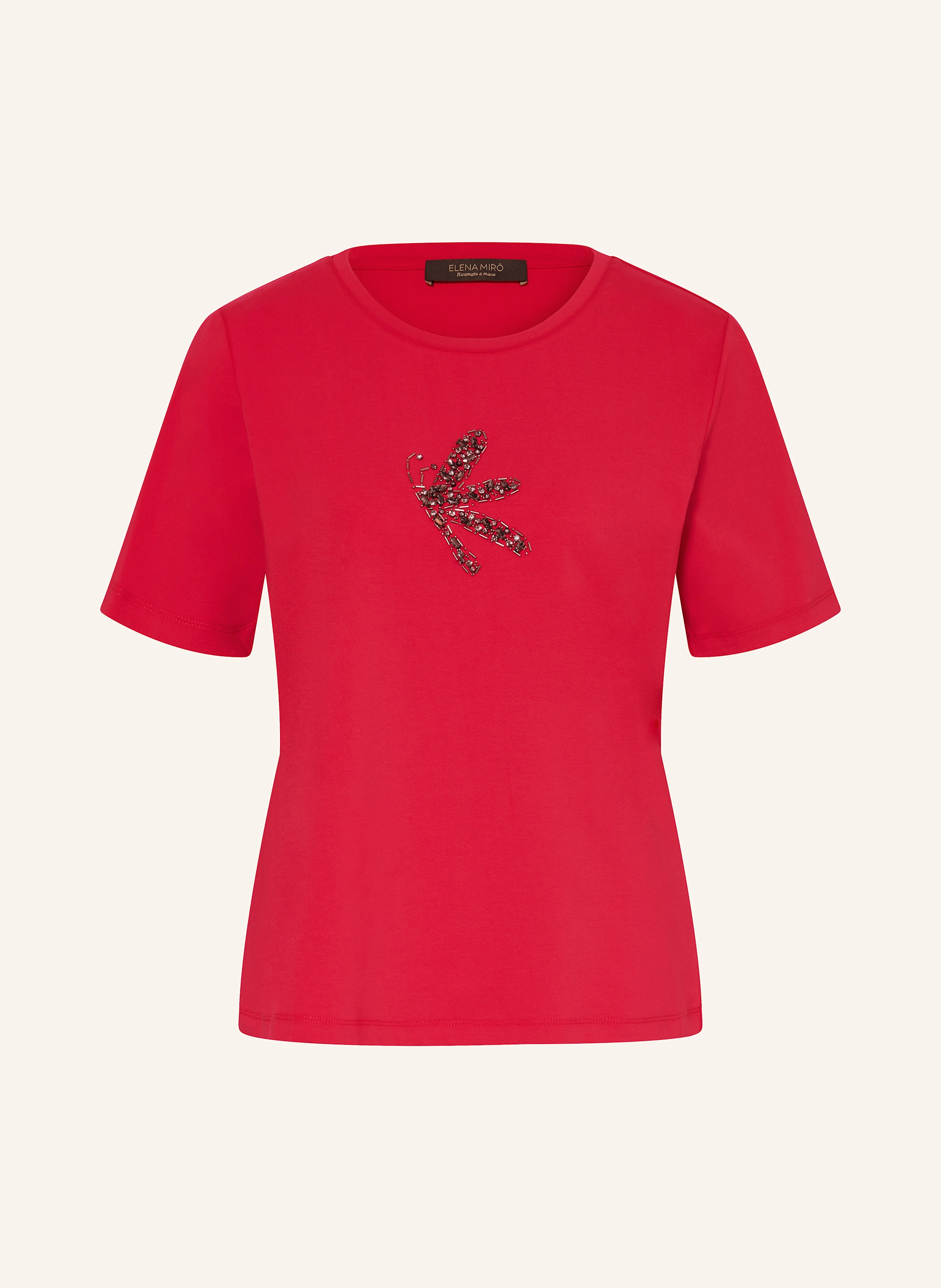 ELENA MIRO T-Shirt mit Schmucksteinen