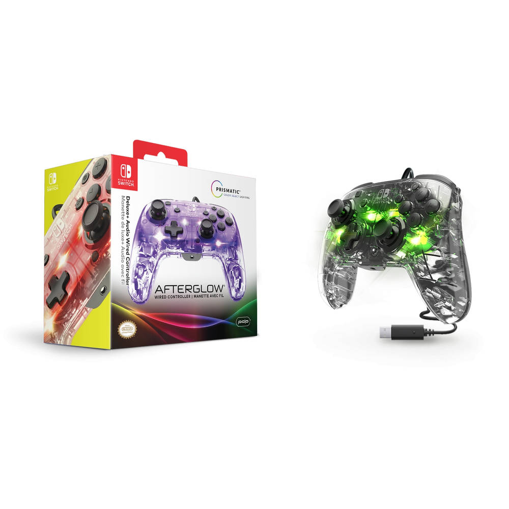 Nintendo Switch Afterglow Prismatic Deluxe+ bedrade controller