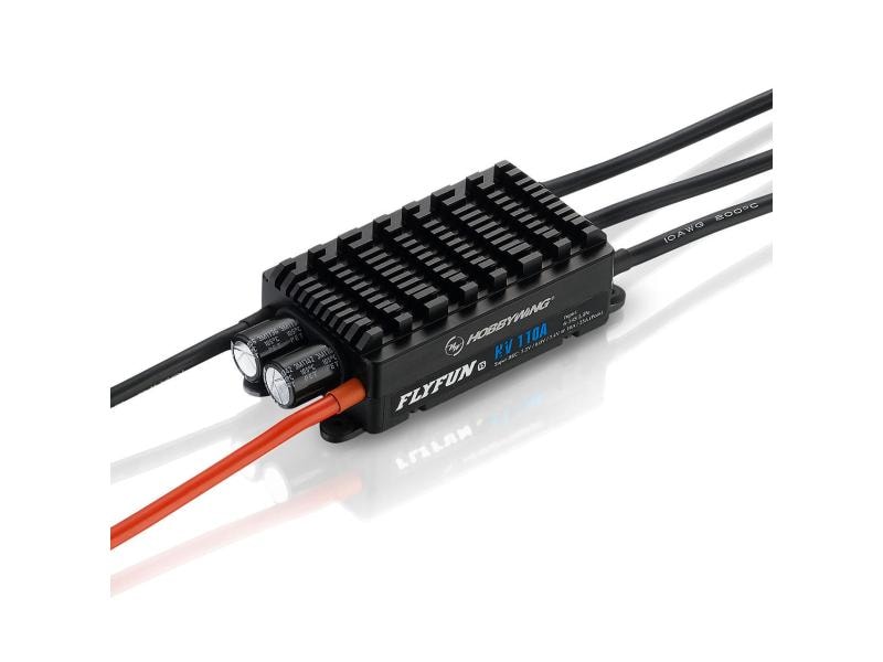 Hobbywing Regler FlyFun V5 110A 6-14S OPTO Zuverlässiger Drehzahlregler in modernem Design