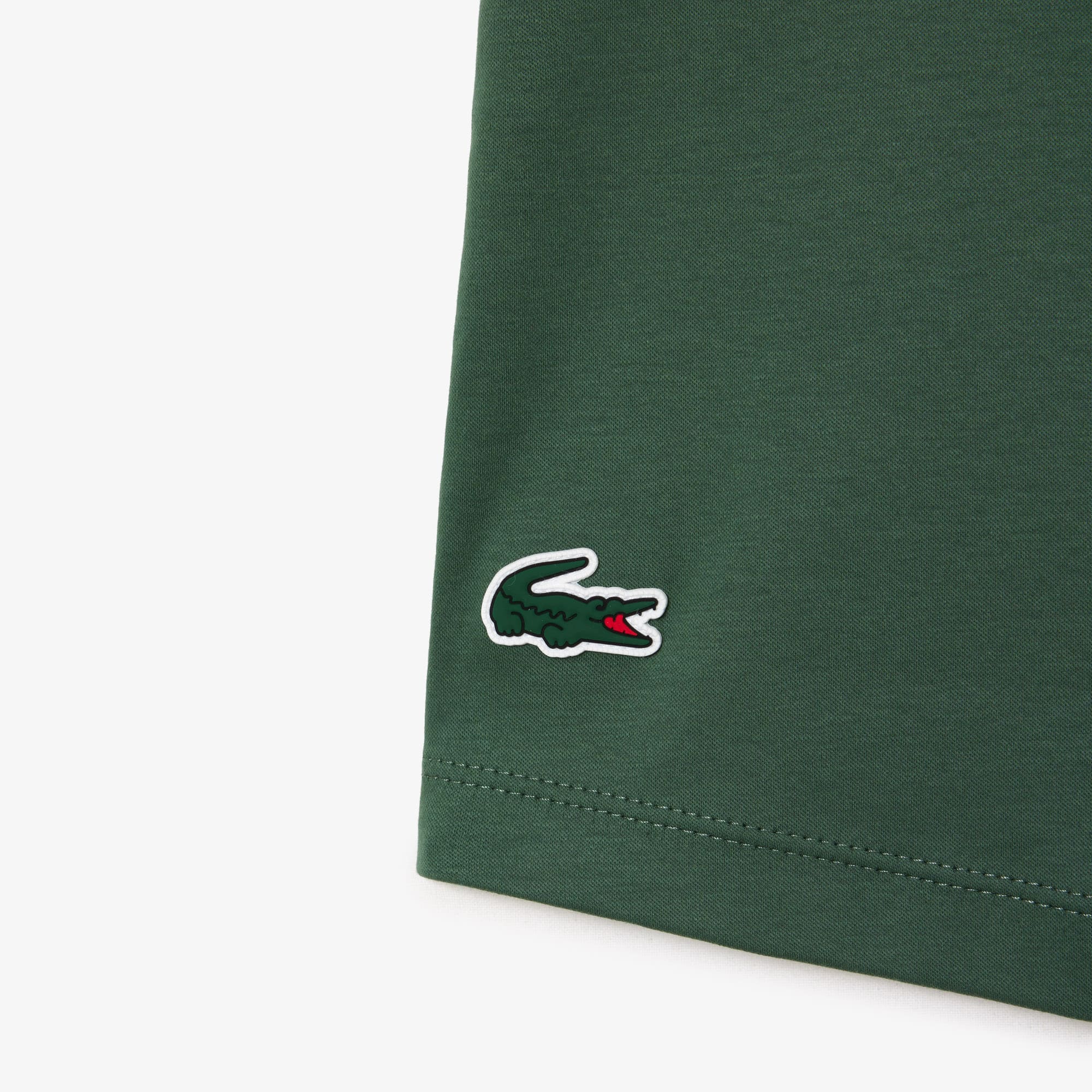 T-shirt Sport contrasté en coton stretch T-Shirts - Vert - Lacoste - Femme