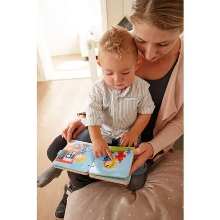 HABA 303776 Holz-Babybuch Feuerwehr