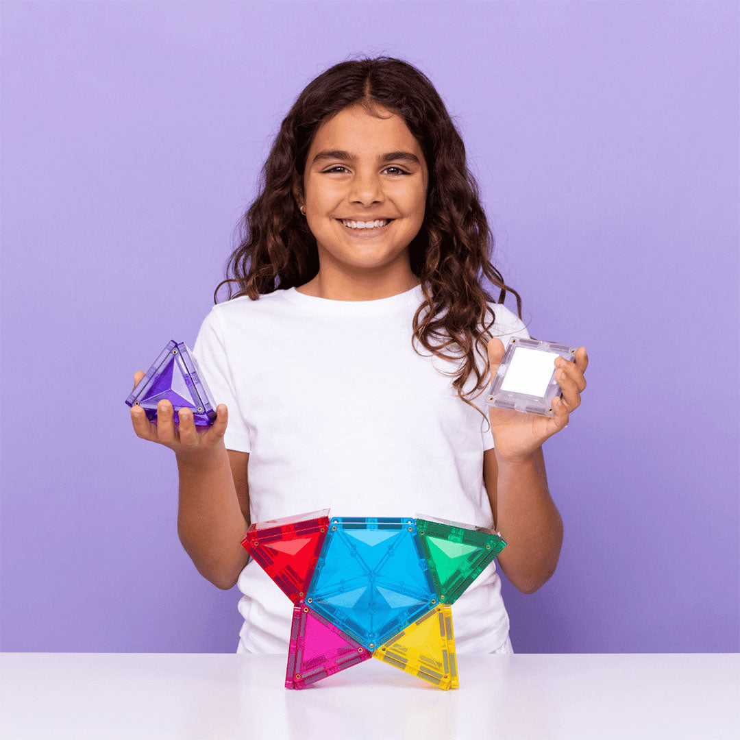 connetix magnetische tegels - light star - 28st