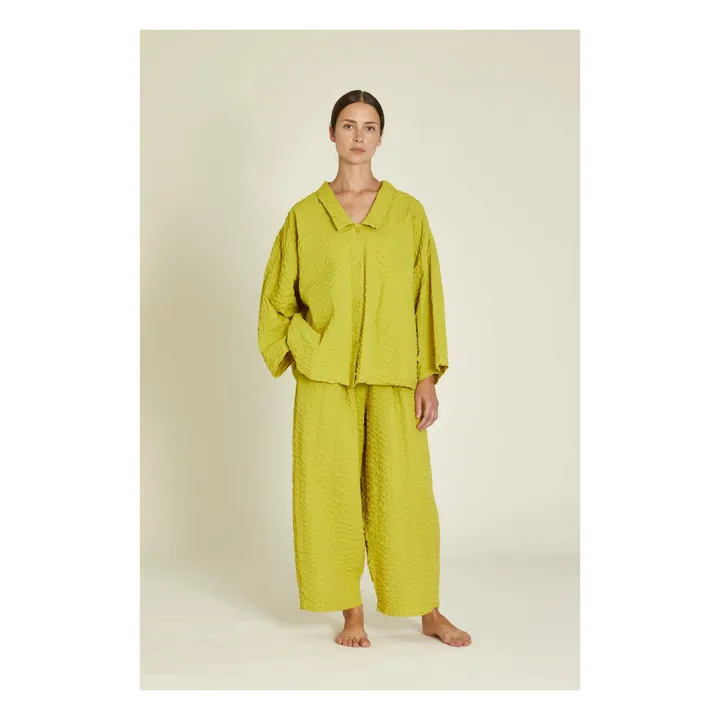 Black Crane Chemise Chelsea Seersucker | Curcuma