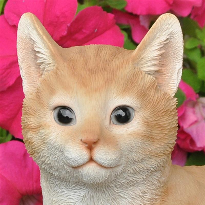 Dazikemo Gartenfigur Dekofigur Katze mit Katzenbaby