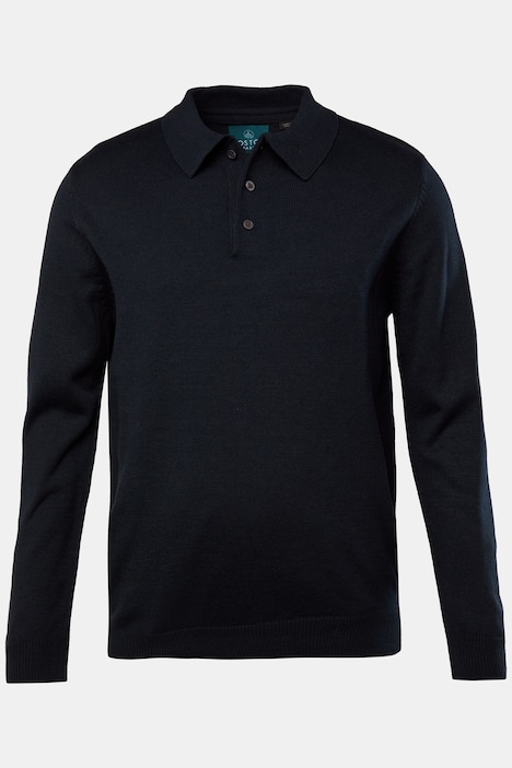 Boston Park Strick-Poloshirt, Langarm, bis 84/86