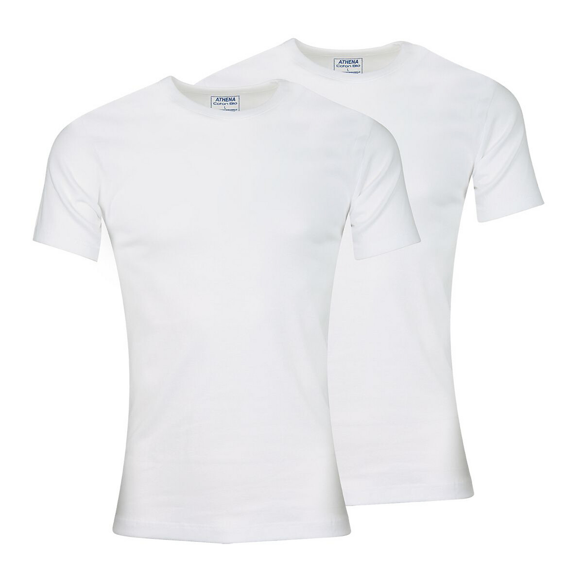 ATHENA<br>Conjunto de 2 camisetas de gola redonda, algodão