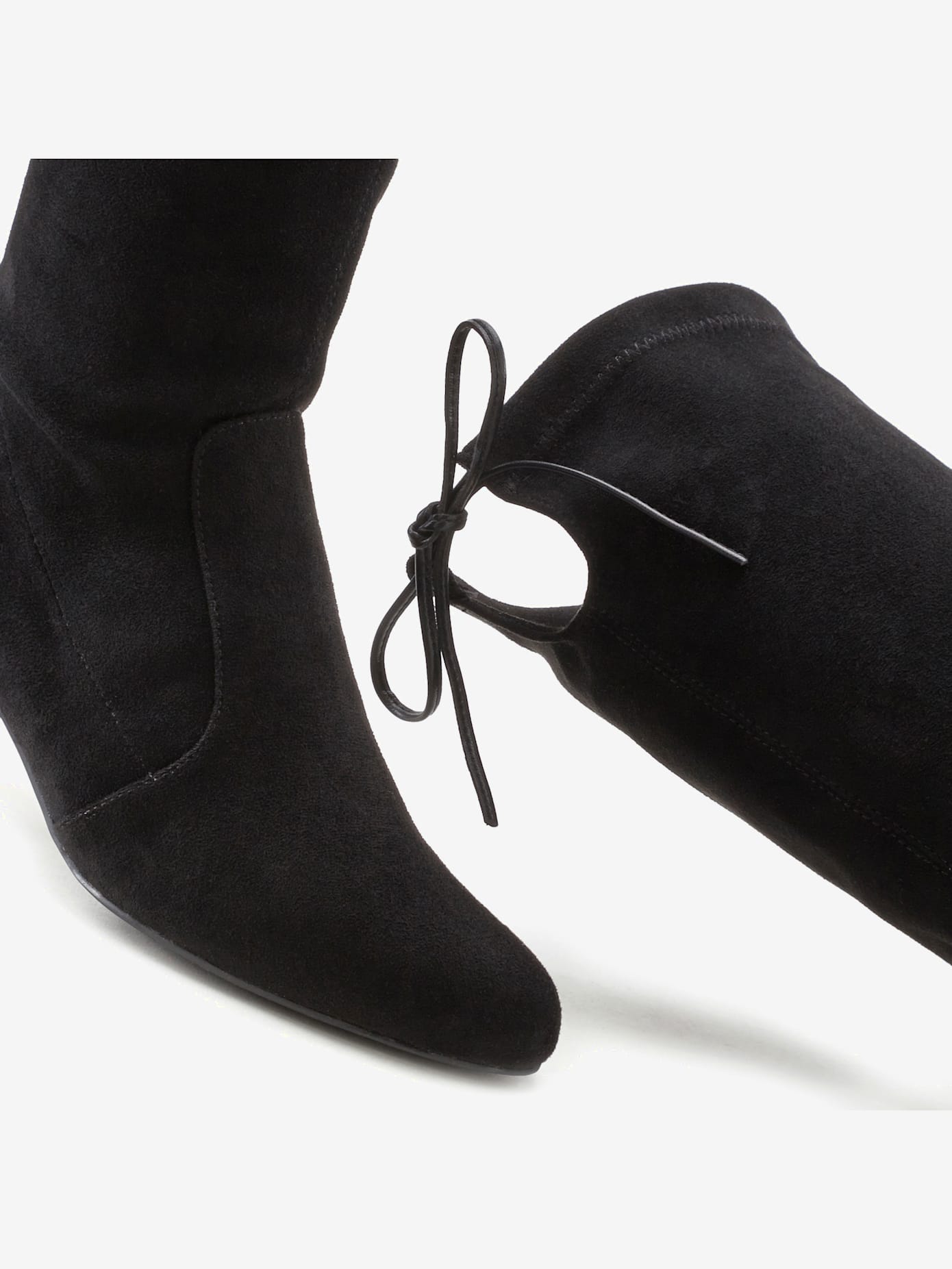 Bottes talon confortable et hauteur du talon d'env. 6 cm
