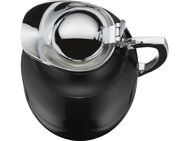 Alfi Thermoskanne Juwel 1000 ml, Schwarz Matt Karaffe aus Edelstahl