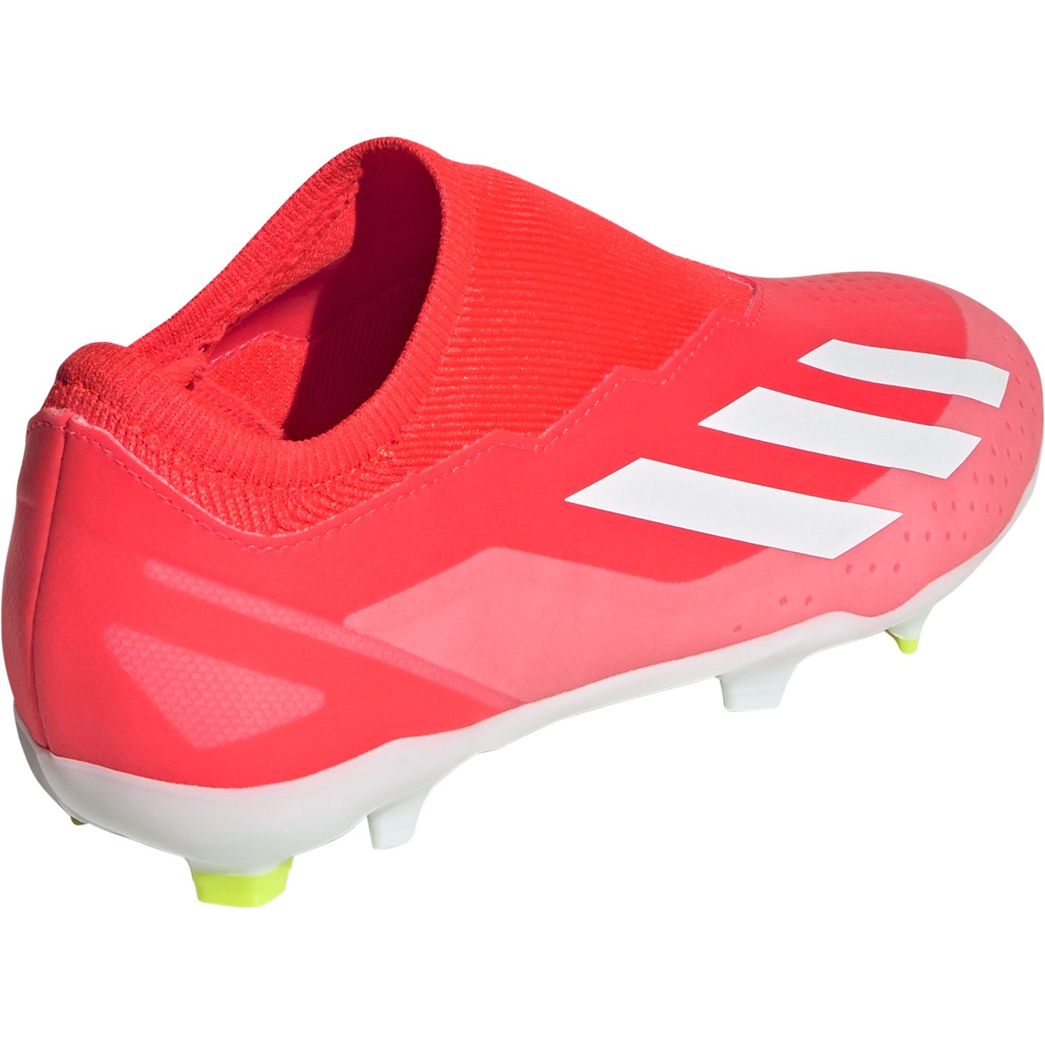 adidas X Crazyfast League Laceless FG Fußballschuhe Kinder solar red