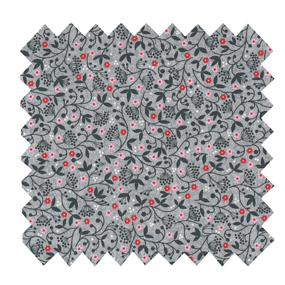 Tissu Coton Au Mètre Liane Fleurie