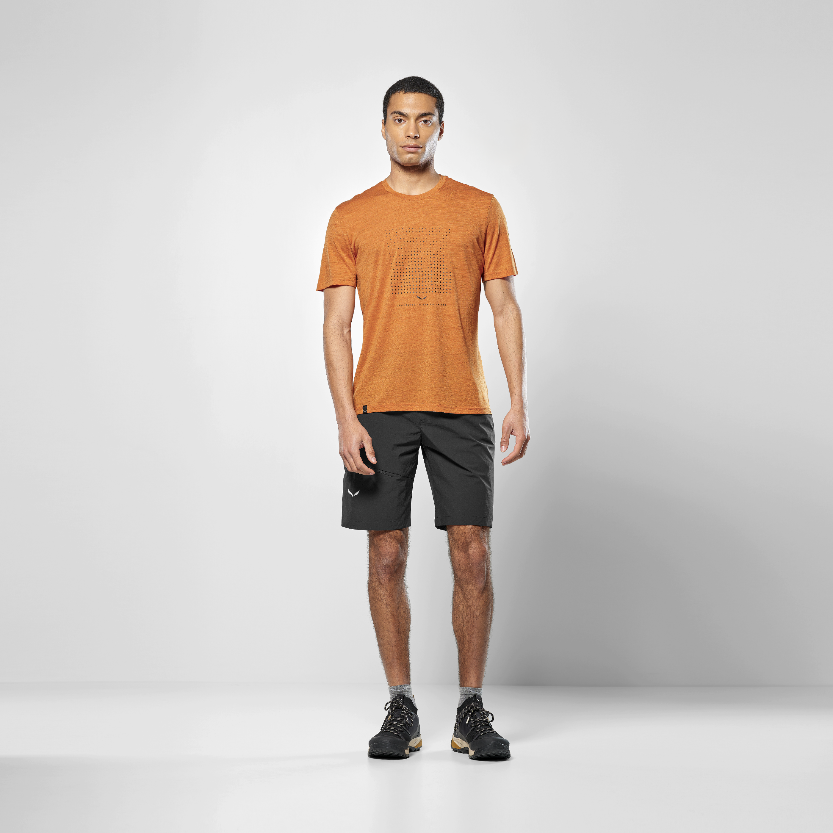 Eagle Dotted Mountain Trainer Merino T-Shirt Herren