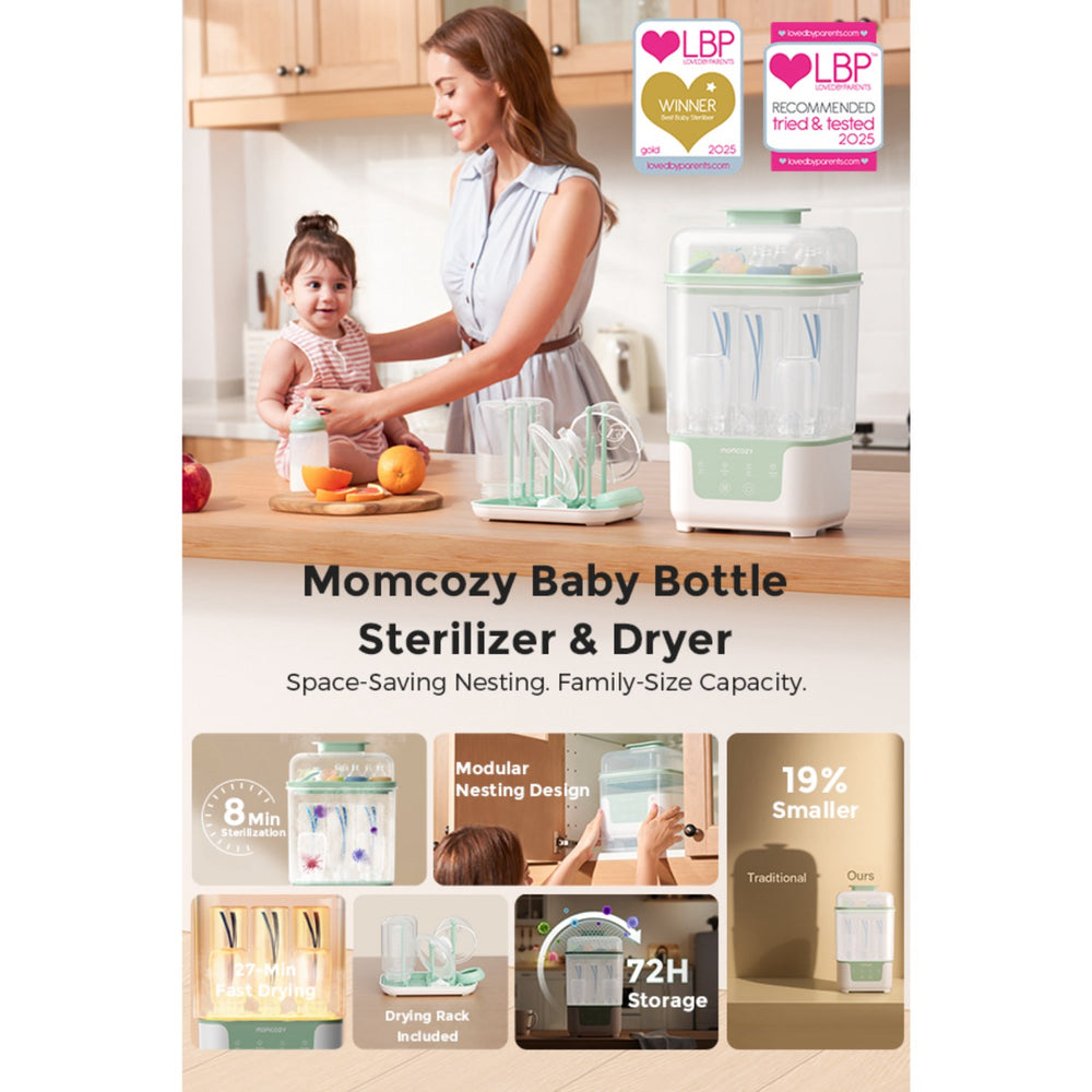 Køb Momcozy BS04 4-in-1 Flaske Sterilisator Og Tørrer
