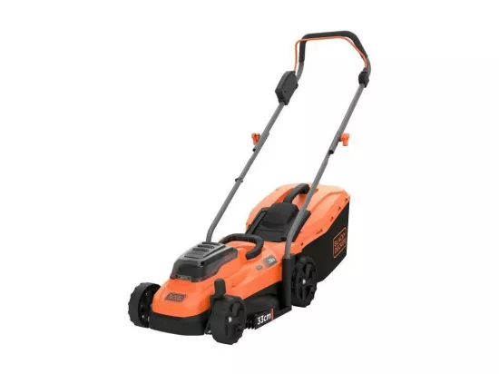 BLACK + DECKER Tondeuse 33 cm sans fil LITHIUM 18V - 2,5Ah - 2 batteries - 1 chargeur - BCMW3318L2-QW
