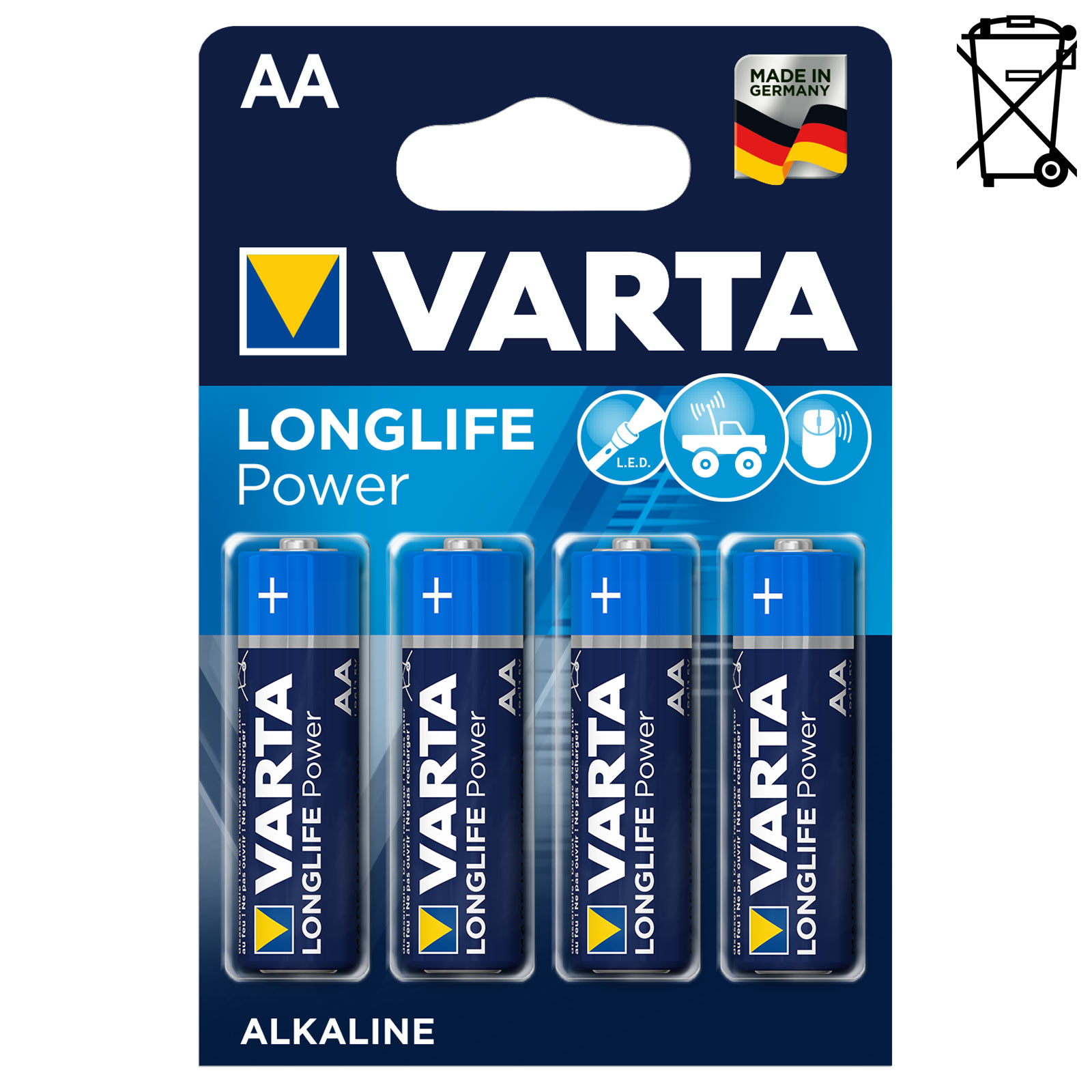 VARTA-Batterien - LONGLIFE POWER AA - 4er Set