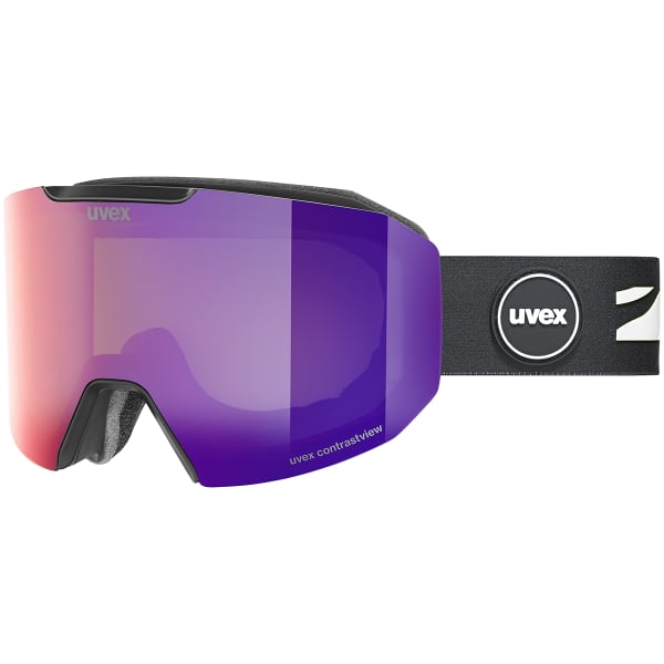 Masque de ski UVEX EVIDNT ATTRACT BLACK MATT/MIRROR RUBY