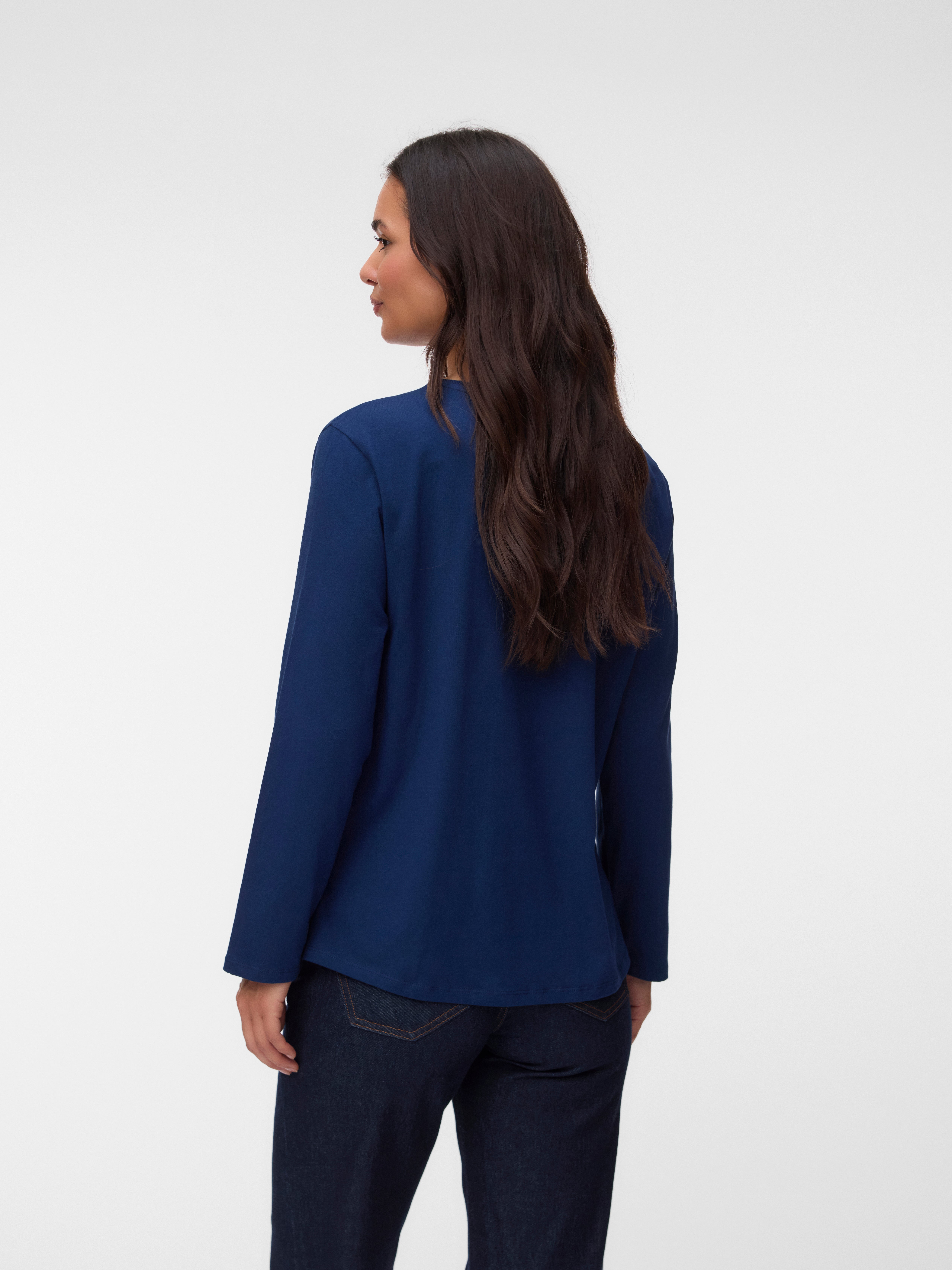 Regular fit O-hals Top