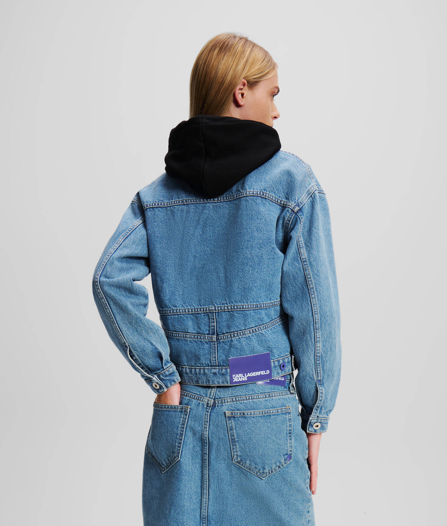 VESTE EN JEAN BOXY KLJ