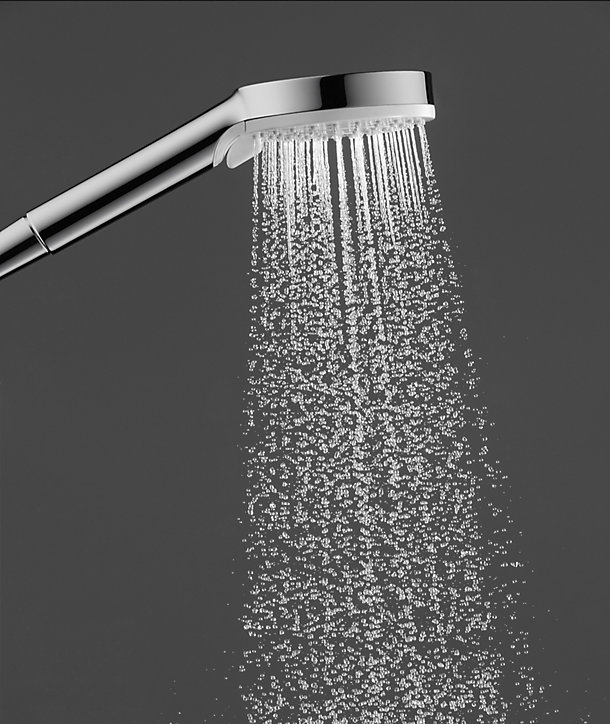 Ensemble douchette 2 jets et flexible chromé Hansgrohe Crometta
