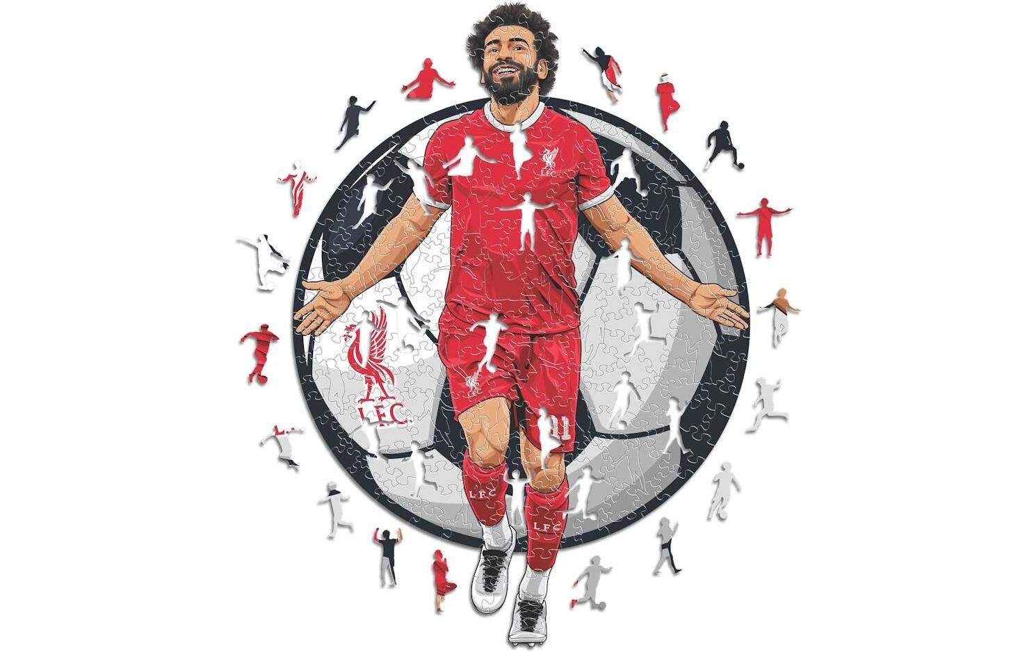 Liverpool FC – Mo SalahOffizielles Holzpuzzle, Grösse M