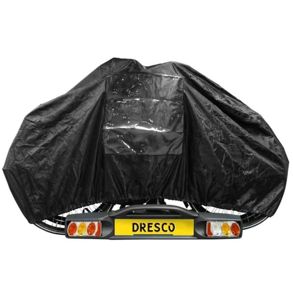 Dresco Elastisk sykkeltrekk for 2 sykler svart