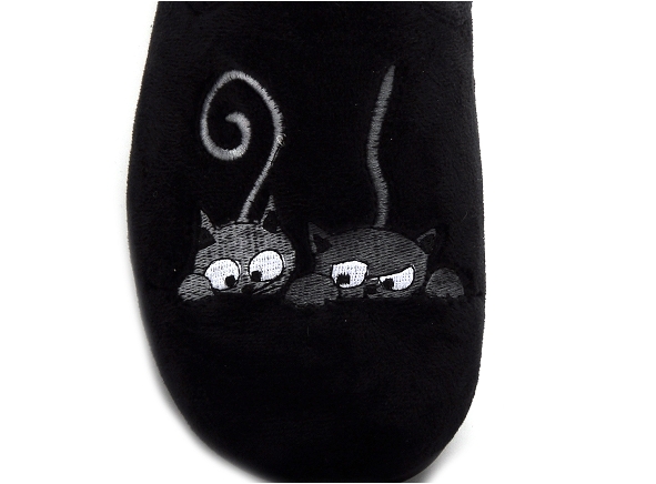 La maison de l espadrille chaussons femme 9006 noir
