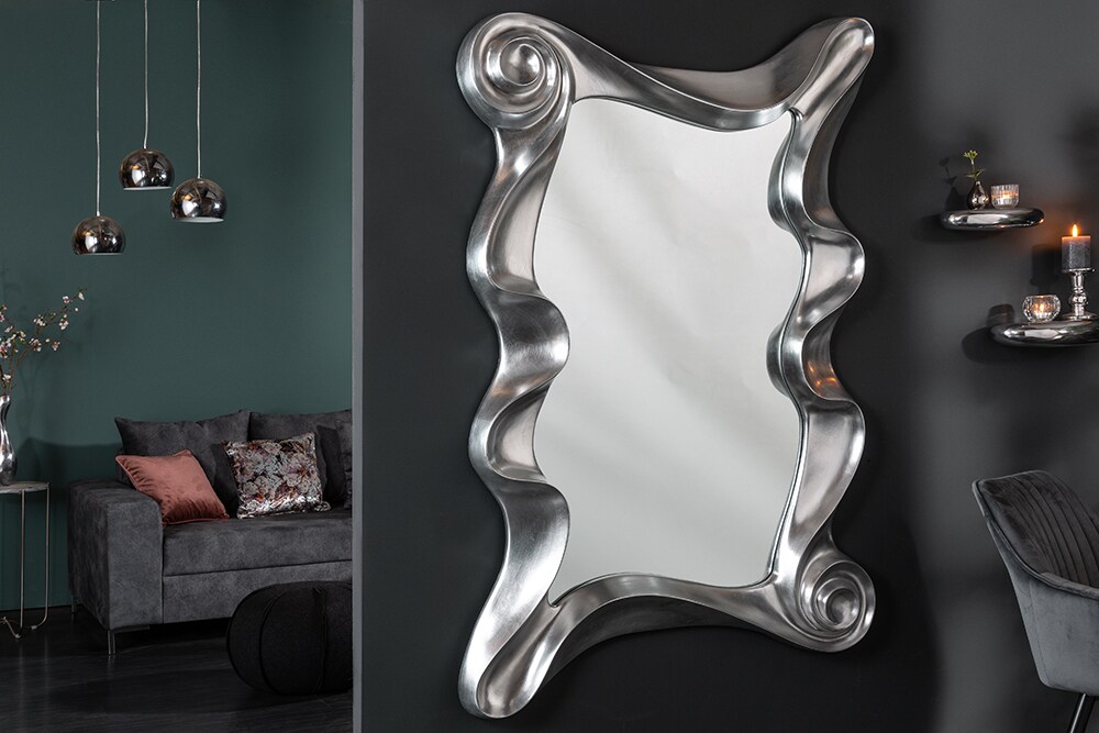 riess-ambiente Wandspiegel ALICE - 160x106cm silber variabel aufhängbar