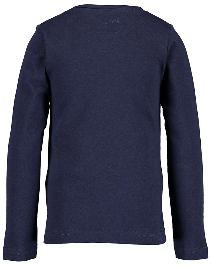 Langarmshirt COSMIC LOVE – GALAXY in nachtblau