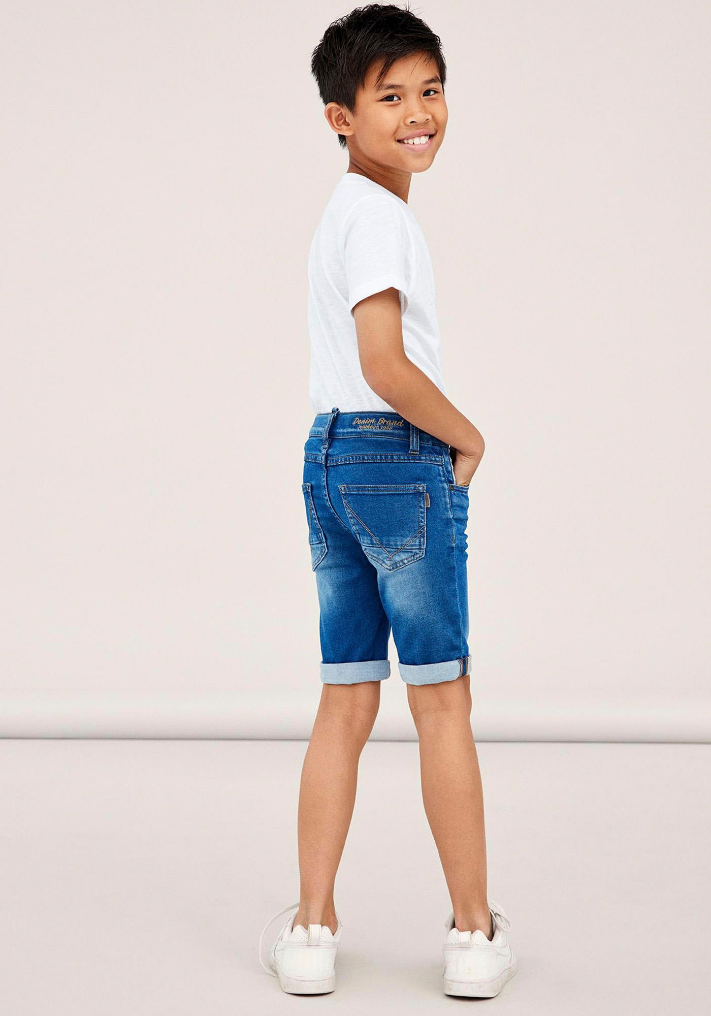 Name It Jeansshorts »NKMTHEO XSL DNM L SHORTS 6622-CL NOOS«, Viskosemischung, Stretch