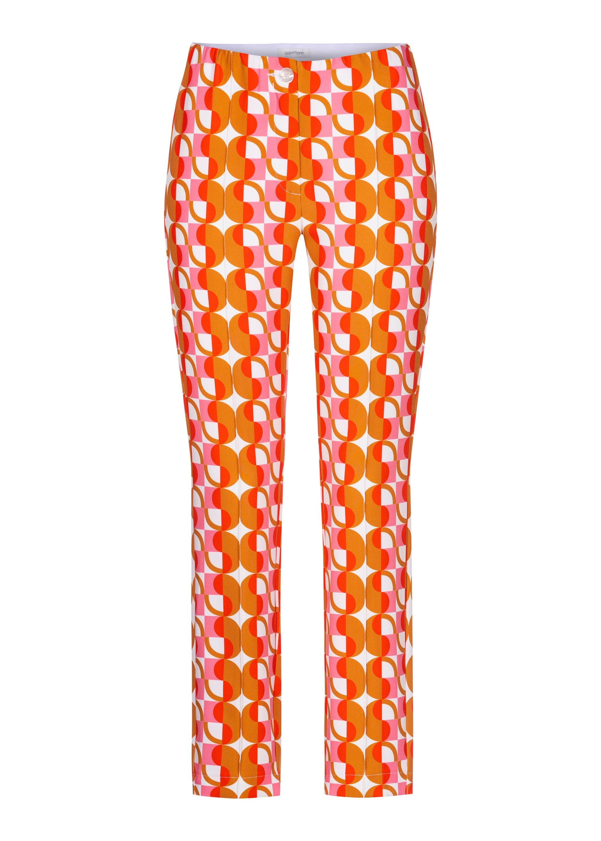 Stehmann 7/8-Hose  mit breitem Muster