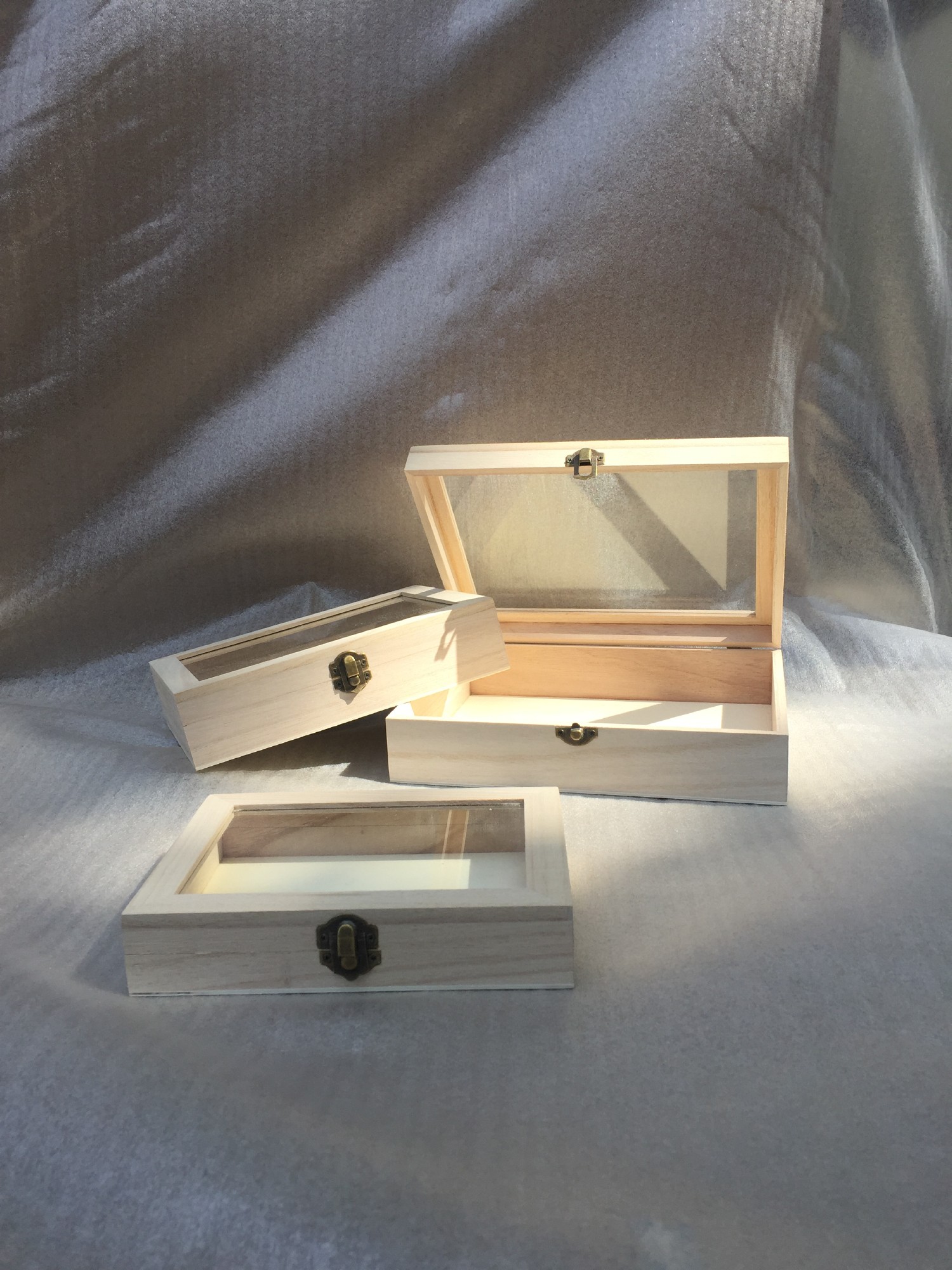 3er Set Box 'Scatola', natur von fischer's lagerhaus