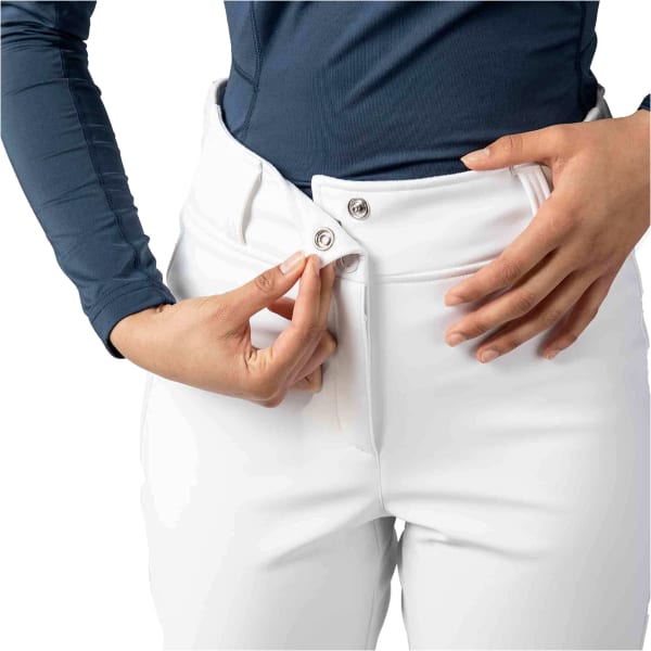 Pantalon de ski ROSSIGNOL W SKI SOFTSHELL PANT WHITE