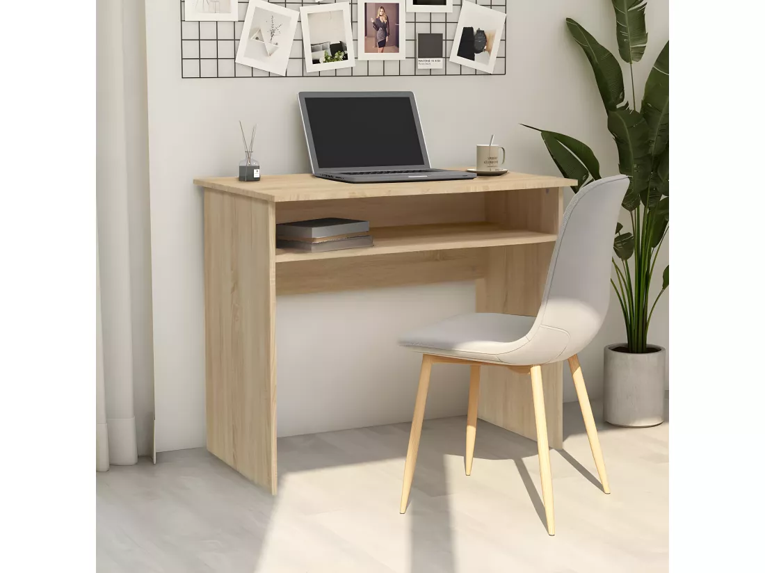 Bureau Chêne sonoma 90x50x74 cm Aggloméré