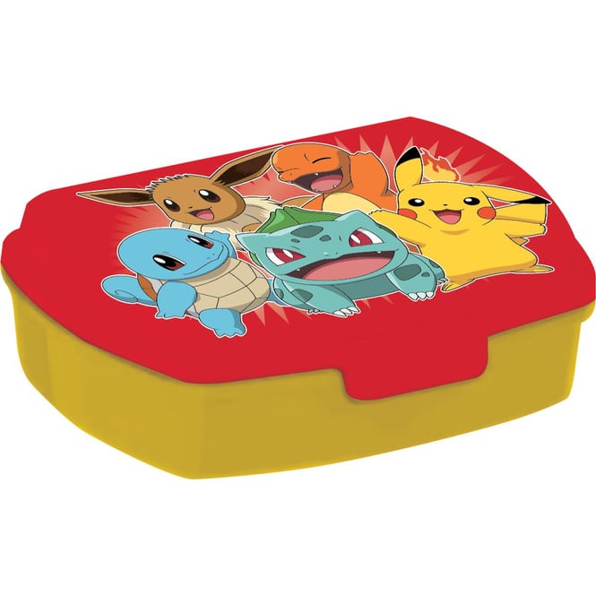 Pokémon - Brotdose - rot/gelb