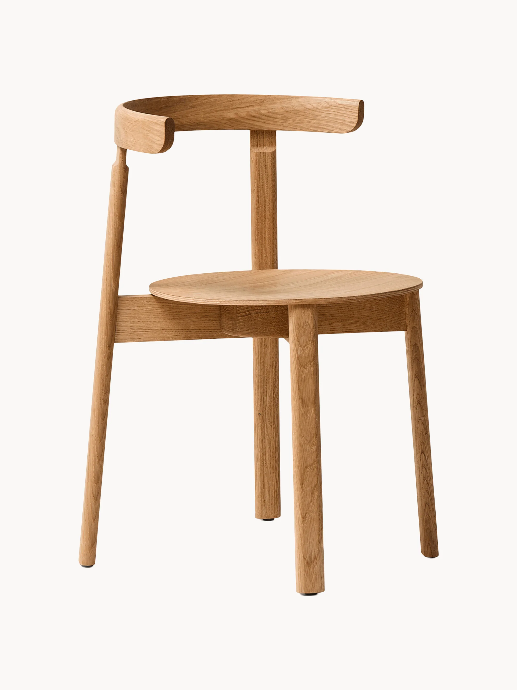 Houten stoel Lunar