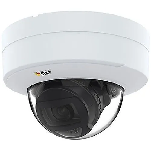 AXIS M3216-LVE - Netværksovervågningskamera - dome - udendørs - vandalsikker/vandtæt - farve (dag og nat) - 4 MP - 2688 x 1512 - fast iris - fast brændvidde - lyd - LAN 10/100 - MJPEG, H.264, H.265, MPEG-4 Part 10, MPEG-H Part 2 - DC 12 V / PoE