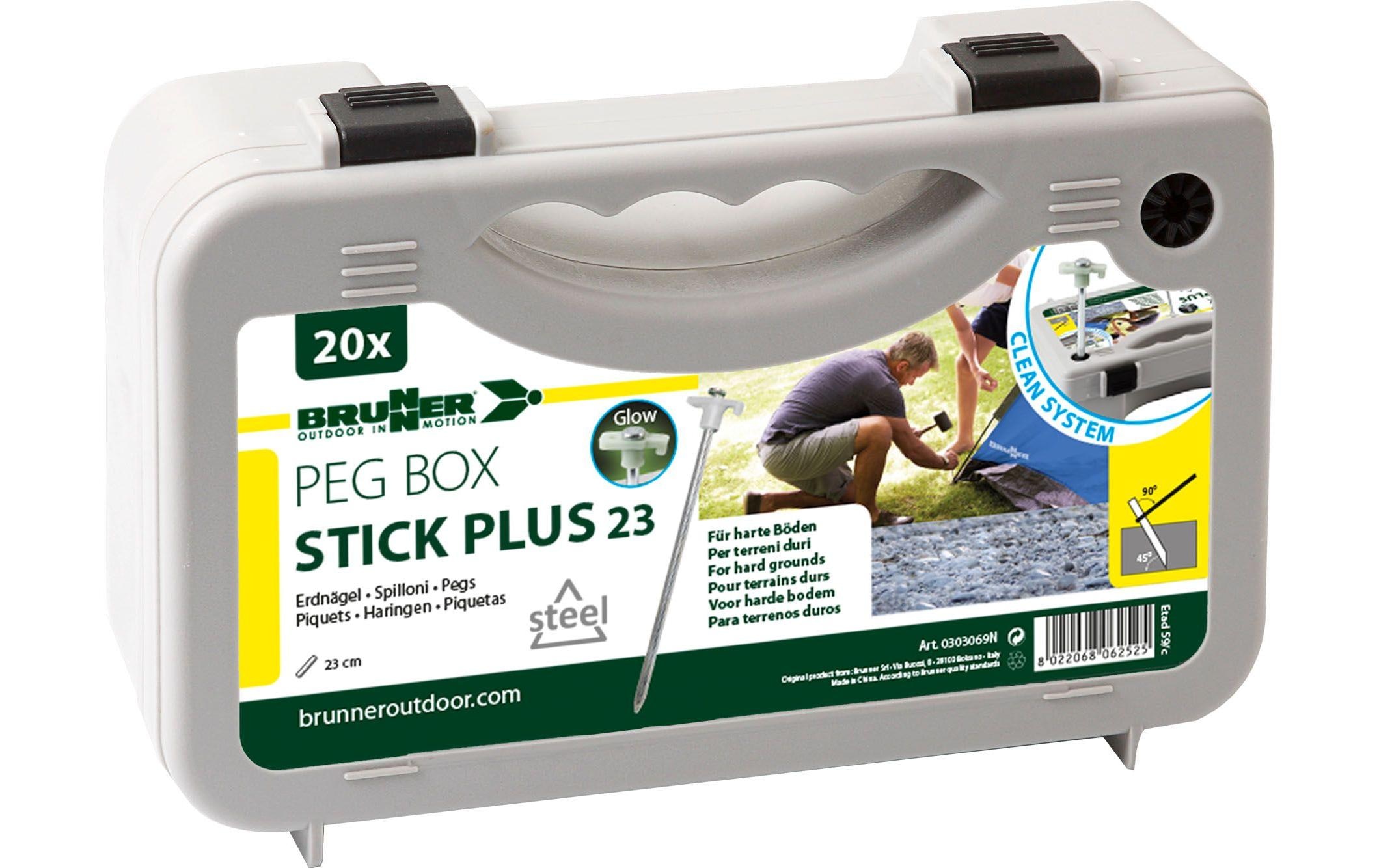 BRUNNER Zelthering »Pegbox Stick Plus« aus Stahl