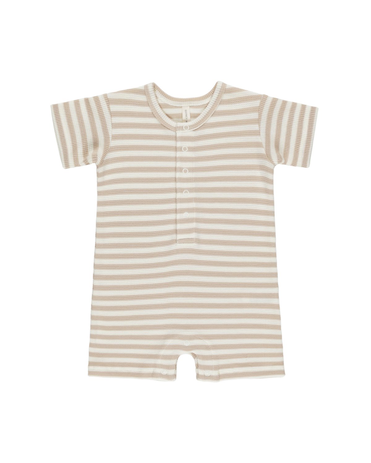 Romper Baby m/ Vaffelstruktur – 100% Øk. Bomull | Waffle Snap Romper
