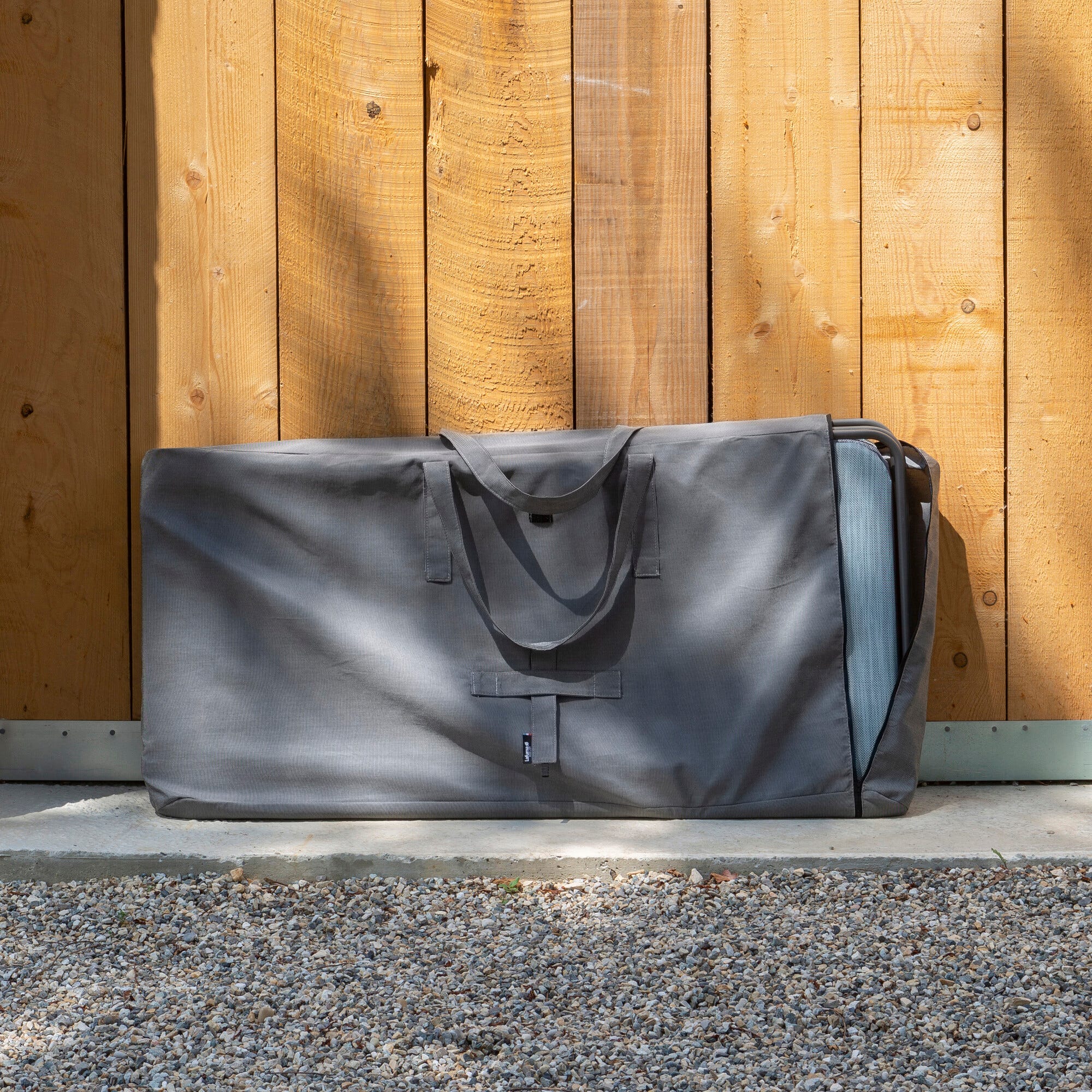 Transporthülle für Liegestuhl Maxi Transat, Transatube, Transabed PU-Polypropylenfilm Grau Anthracite