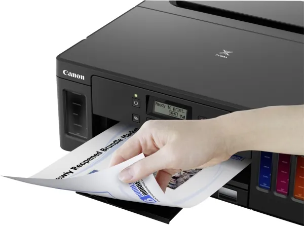 Canon PIXMA G5050 - Printer - farve - Duplex - blækprinter - kan genopfyldes - A4/Legal - op til 13 ipm (mono) / op til 6.8 ipm (farve) - kapacitet: 350 ark - USB 2.0, LAN, Wi-Fi(n)