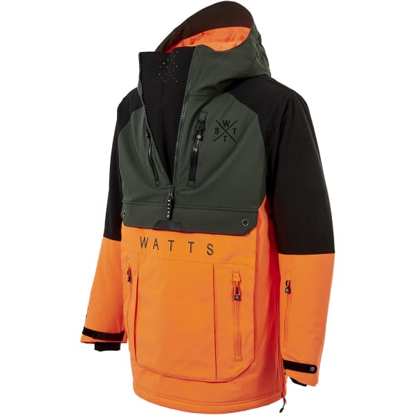 Veste de ski WATTS JUMP FOREST GREEN / ORANGE