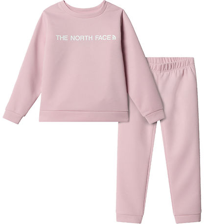 The North Face Sweatset - Bluse/Hosen - Pink Clover m. Logo
